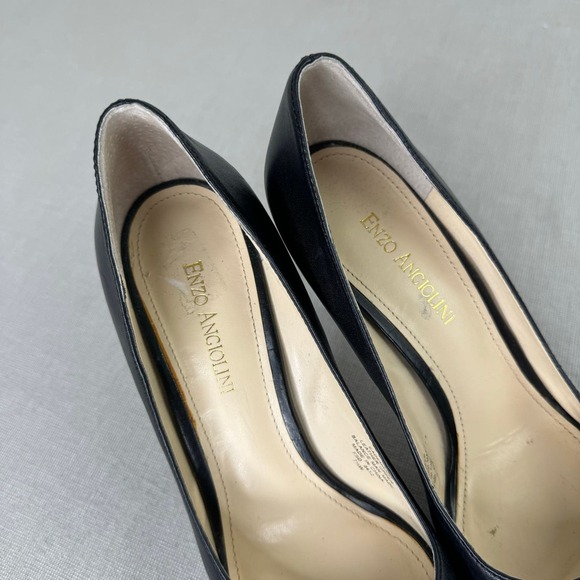 Enzo Angiolini Demario peep toe platform heels - Picture 4 of 12